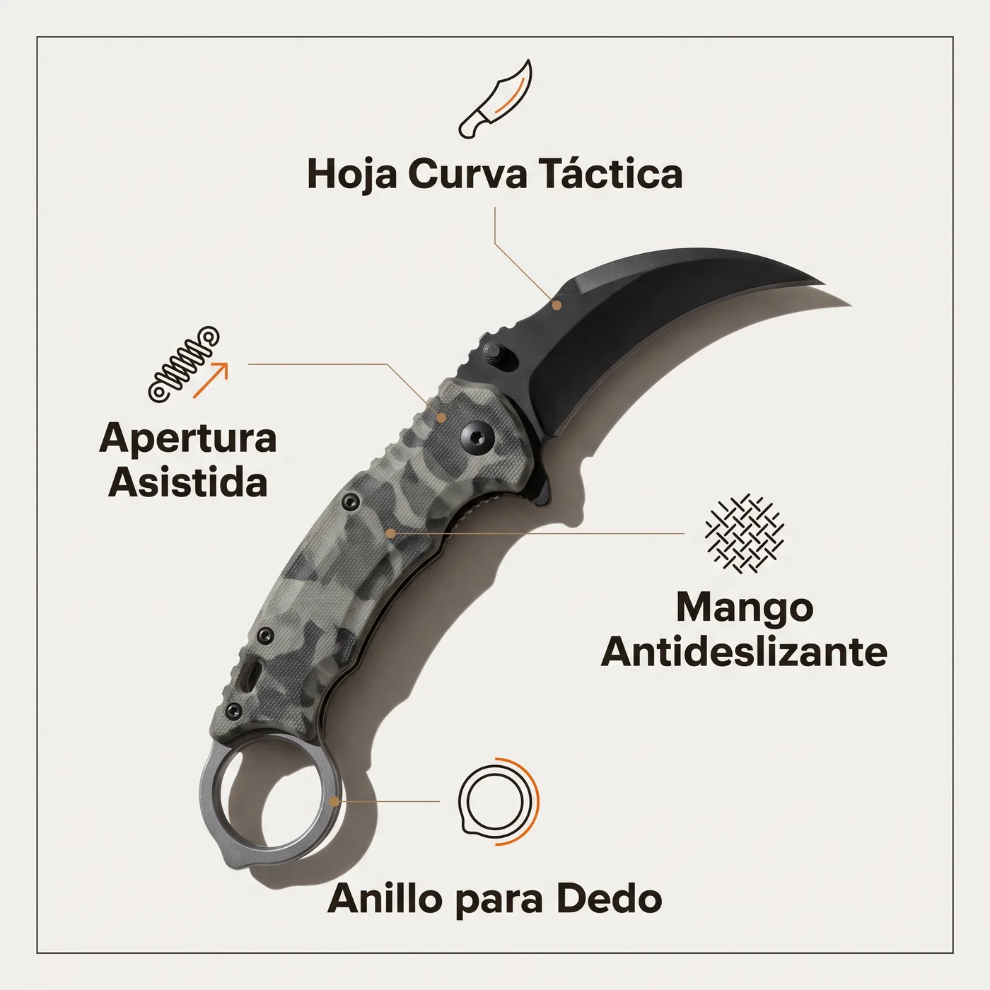 Karambit camuflado